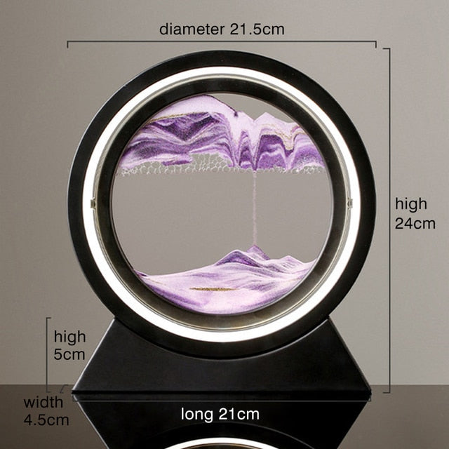 Moving Sand Art Landscape Table Lamp - Urban Pulse